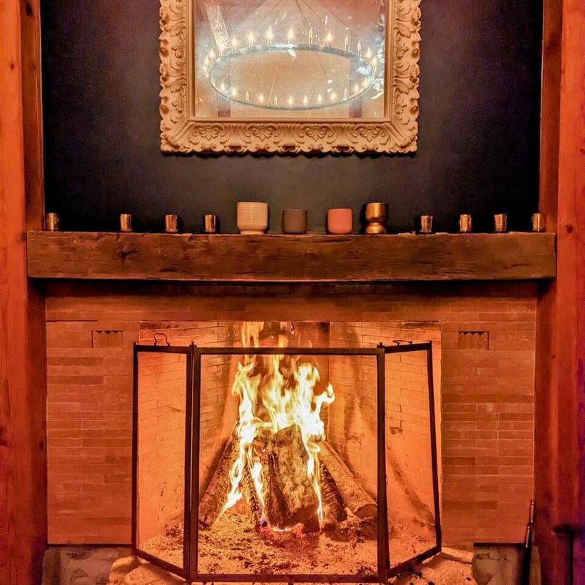 Retreat fireplace